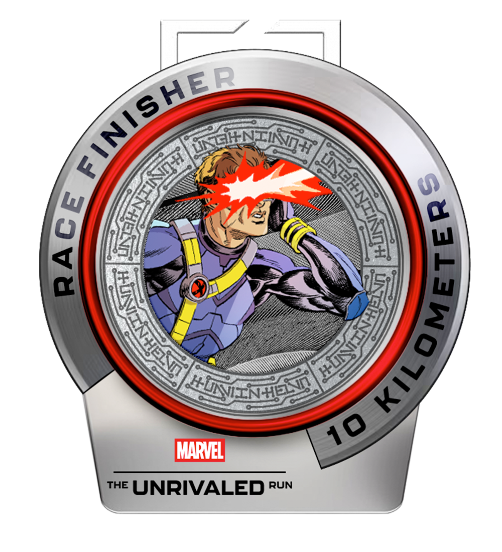 Dr. Doom finisher medal — front